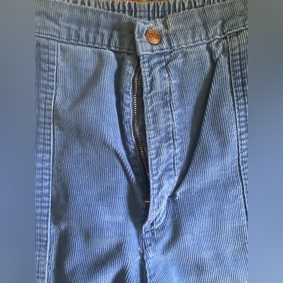 Vintage Cordoroy Pants Size 14 SEARS Light Blue - Picture 3 of 7